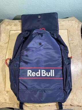 New Oracle Red Bull Racing F1 Roll Top Backpack Navy - Official Merchandise